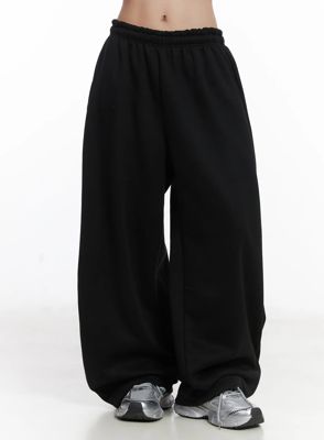 Cozy Fleece Wide-Leg Sweatpants Cd530