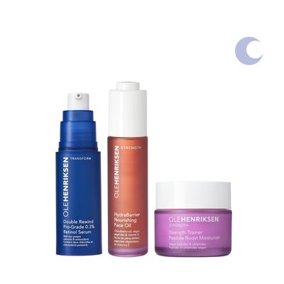 Renew + Strengthen Nighttime Skincare Routine