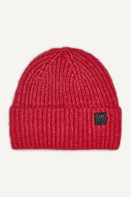 Shaker Stitch Rib Cuff Beanie