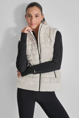 Mock-Neck Puffer Vest