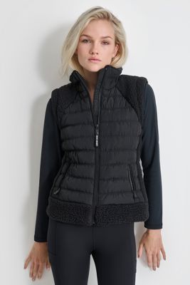 Mock-Neck Puffer Vest