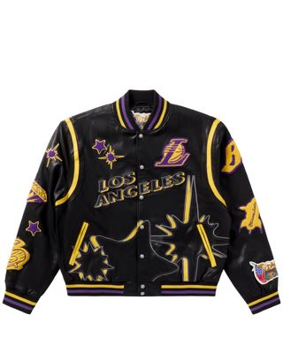 BBC X Jeff Hamilton Lakers Varsity Jacket