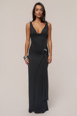 Black Divine State Maxi Dress