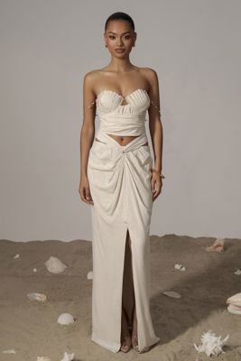 Natural Dreamland Linen Skirt