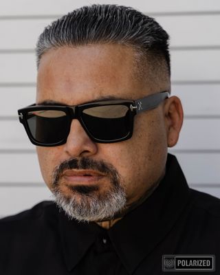 Sledge Sunglasses - Black & Grey Polarized