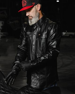 Bishop Leather Shirt