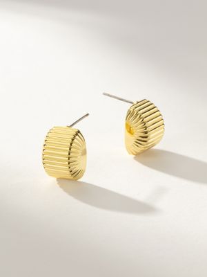 Chunky Ribbed Earrings