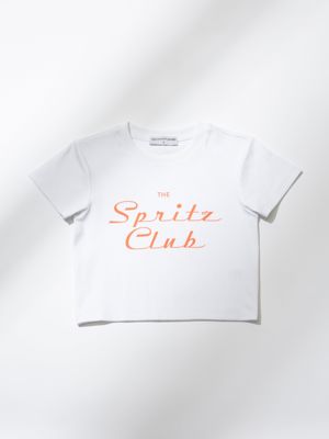 Spritz Club Fitted Crop Top