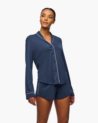 Ensemble Haut À Manches Longues Et Short Boxer