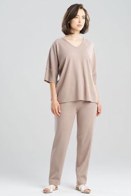 Tranquility Waffle V-Neck Top