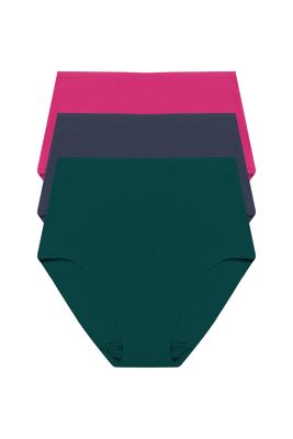 Bliss Bare Cotton High Waist Brief 3-Pack