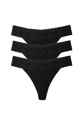 Bliss Perfection One Size Classic Thong 3-Pack