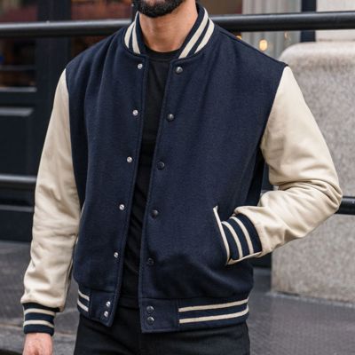Varsity Jacket - Navy