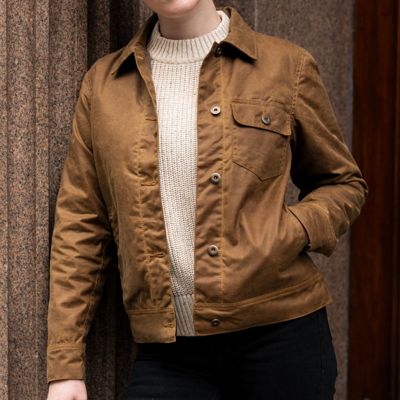 Waxed Canvas Field Jacket - Khaki