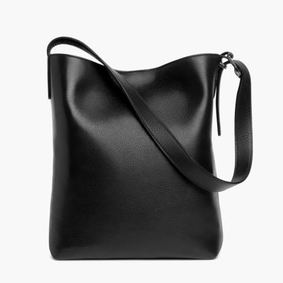 Bucket Bag - Black & Silver