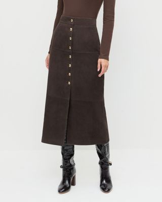 Tansy Suede Skirt