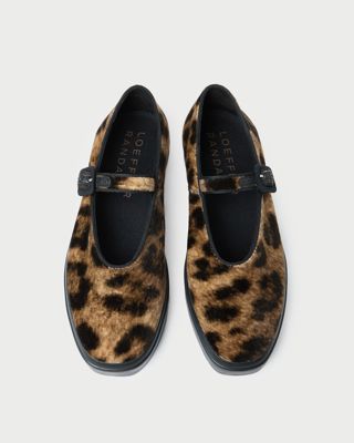 Cooper Leopard Velvet Mary Jane Sneaker