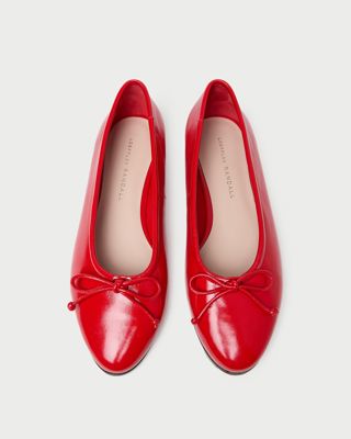 Noelle Red Ballet Flat