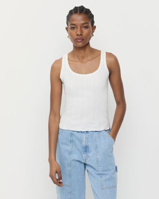 Rylee Pointelle Tank Top