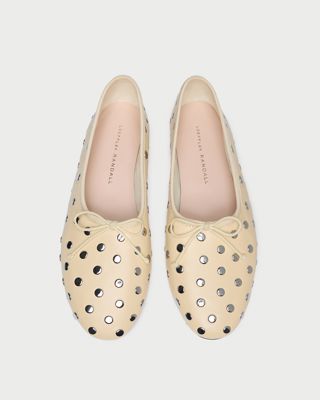 Landon Butter/Silver Ballet Flat