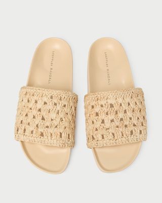 Henri Natural Crochet Sandal