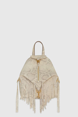 Convertible Mini Julian Backpack With Fringe