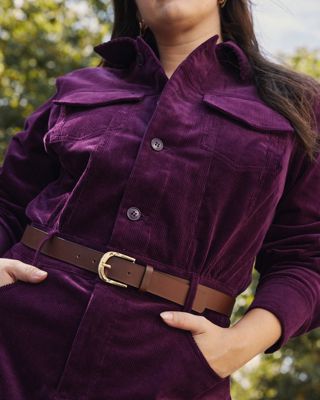 Dakota Corduroy Dress - Gamay