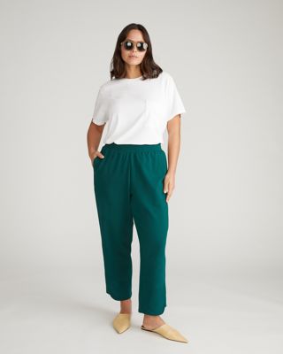 Varsity French Terry Pull On Pants - Botanic