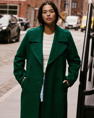 Callaghan Wool Coat - Aventurine