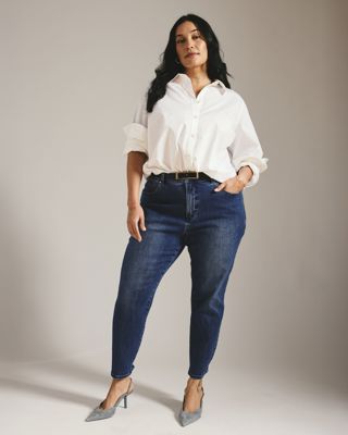 Joni High Rise Curve Slim Leg Jeans 27 Inch - True Blue