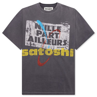 Everywhere & Nowhere Tee - Washed Black