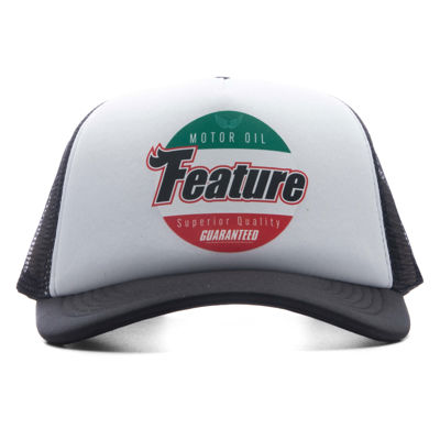 Motor Oil Trucker - Black/White