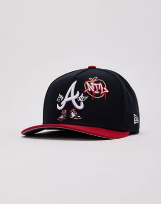 New Era MLB Atlanta Braves Cartoon 9fifty A-Frame Snapback
