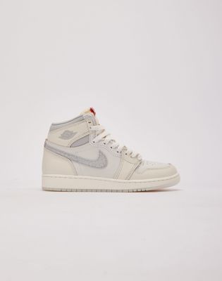 Jordan Air Jordan 1 Retro High Og 'sail And University Red' Grade-School
