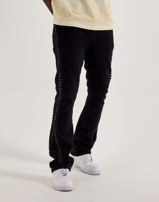 Preme Studded Stacked Denim