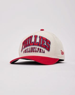 New Era MLB Philadelphia Phillies Corduroy 9forty A-Frame Hat