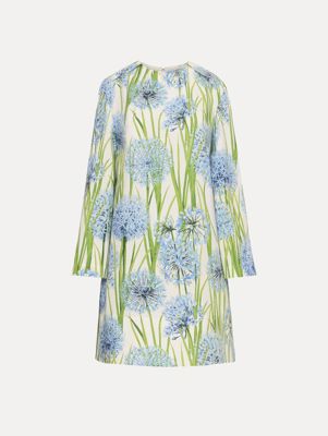 Allium Cotton Poplin Long Sleeve Shift Dress