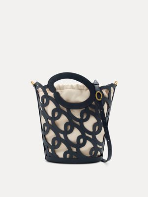 Oscar Chain-Link Leather Tote