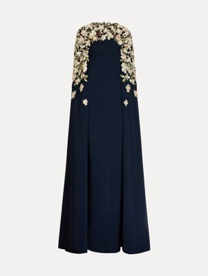 Floral Sequin Embroidered Caftan