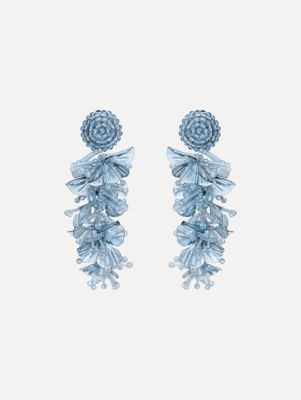 Sequin Tassel Clip-On Earrings