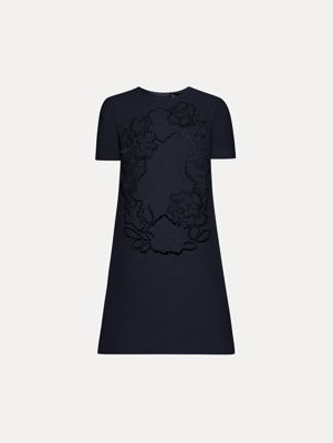 English Rose Cutout Tweed Shift Dress