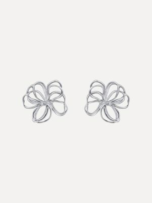 Threaded Flower Earrings