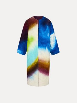 Abstract Watercolor Coat