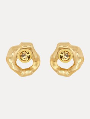 Textured Metal Earrings