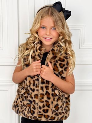 Fall Favorite Leopard Faux Fur Vest