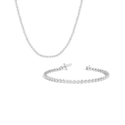 Petite Lab Grown Diamond Tennis Set