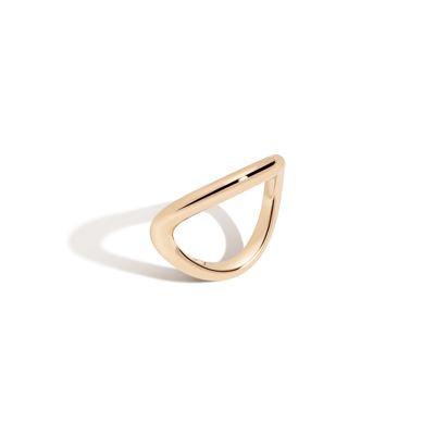 Gold Floating Ring