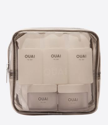 Ouai To Go Refillable Travel Bottle Kit