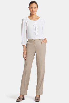 Marilyn Straight Pants - Saddlewood