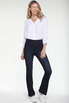 Slim Bootcut Pull-On Jeans In Petite - Kenzie